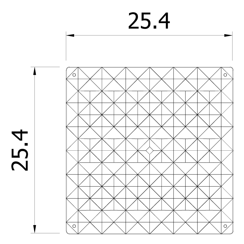 VedoNonVedo Piramide élément décoratif pour meubler et diviser les espaces - Transparent 5